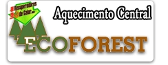 Equipamento Ecoforest a pellets para aquecimento central a agua