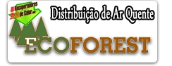 Equipamento Ecoforest a pellets aquecimento por ar canalizado