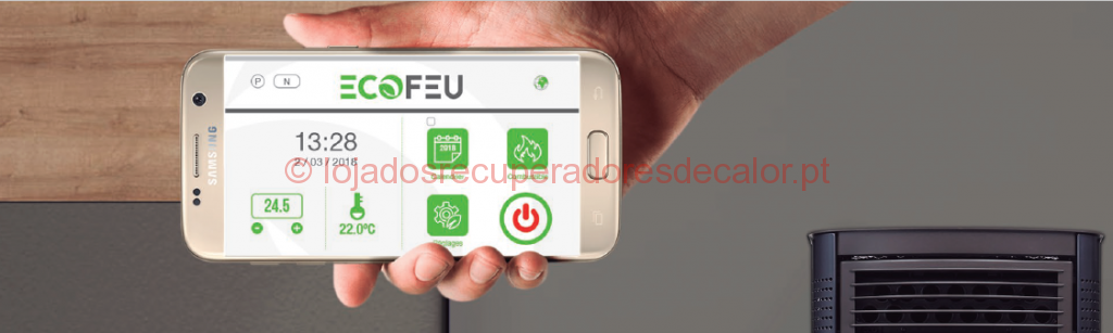 Ecofeu - Controle a salamandra por wifi