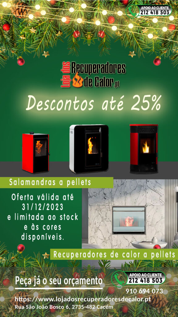 Descontos de Natal - descontos até 25%